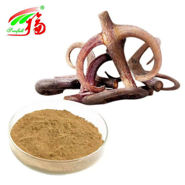 Gou Teng Uncaria Rhynchophylla Extract Isorhynchophylline Rhynchophylline Chinese Herbal Medicine Uncaria Gambir 3% Alkaloids
