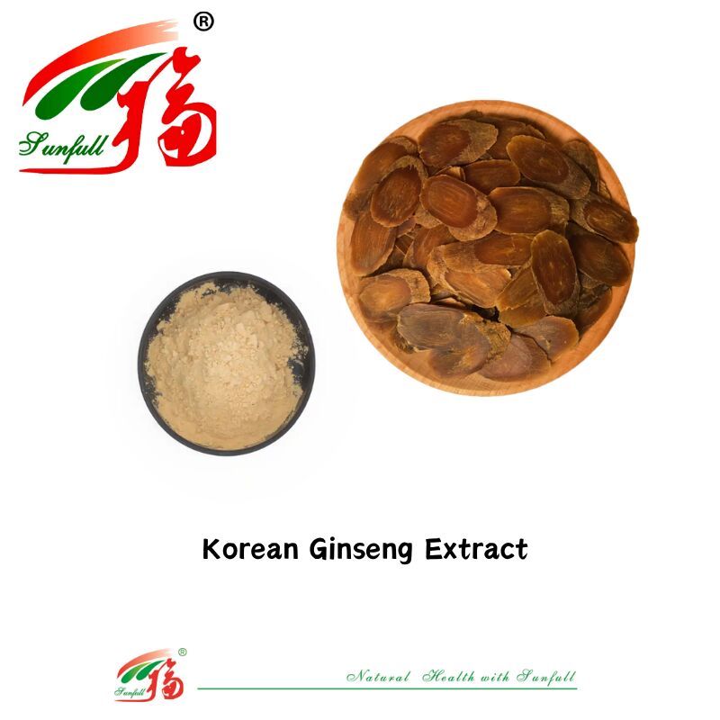 Sunfull Hersteller Kostenlose Probe Traditionelle Chinesische Medizin Organische HPLC 10% 80% Ginsenoside Amerikanischer Ginseng / Koreanischer Ginseng-Extrakt / Panax Ginseng-Extrakt