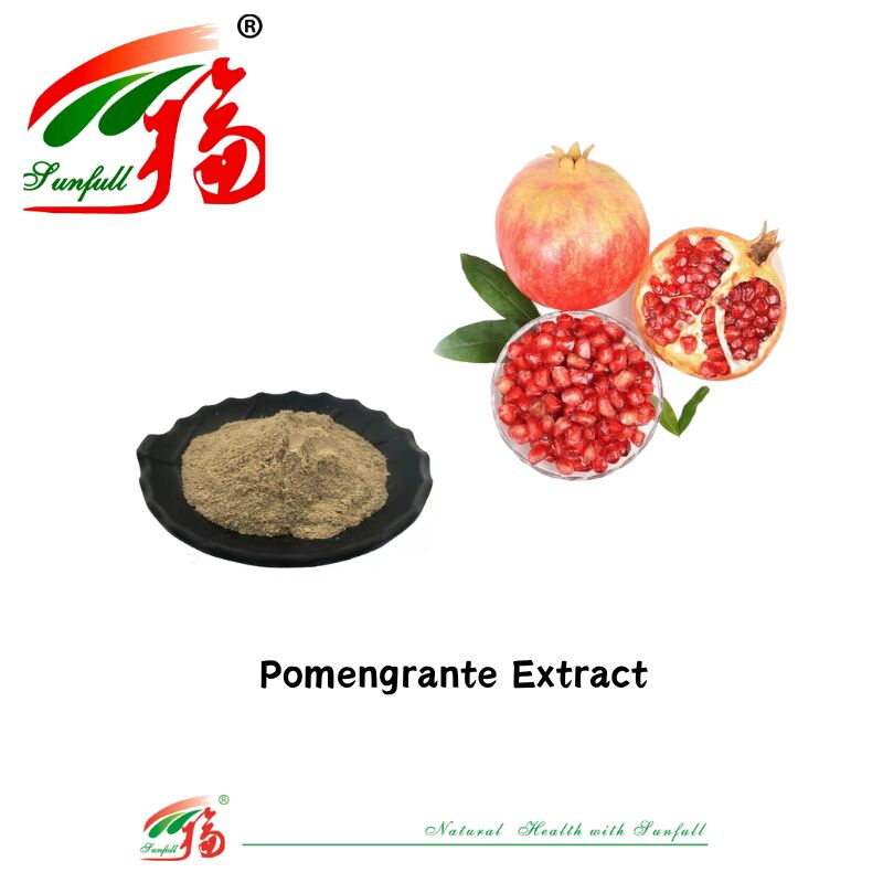 Sunfull Kosmetik von hoher Qualität Nahrungsergänzungsmittel von hoher Qualität Punicalagin 20%-40% Granatapfel-Extrakt Ellaginsäure 10%-90% Polyphenol 10%-50%