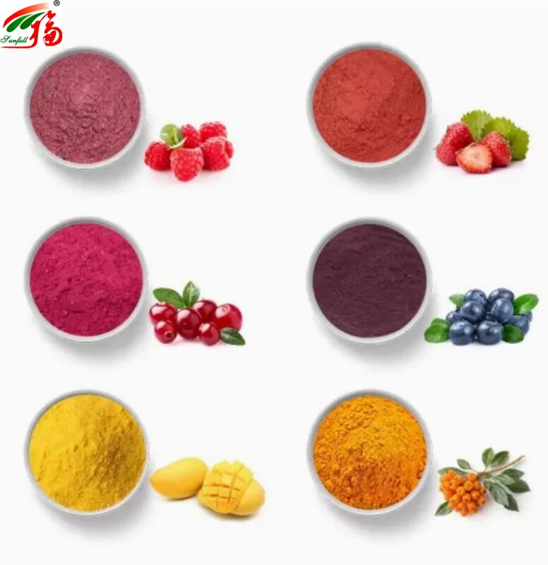 Frucht Zutaten Gesundheit Lebensmittel hohe Qualität guter Geschmack und Wasserlöslichkeit Getränke Gefriertrocknete Pulver Verschiedene Fruchtpulver