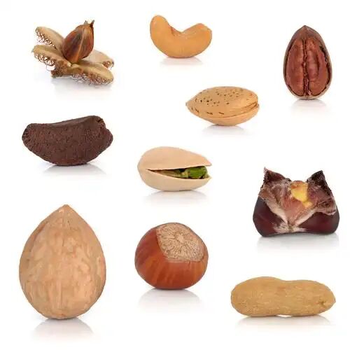(Authentischer Geschmack und Aroma / reich an Proteinen und gesunden Fetten) Premium-natürliche Lebensmittel- und Getränkeinhaltsstoffe Walnüsse/ Erdnüsse/Cashews/ Mandeln/ Hafer/ Haselnusspulver