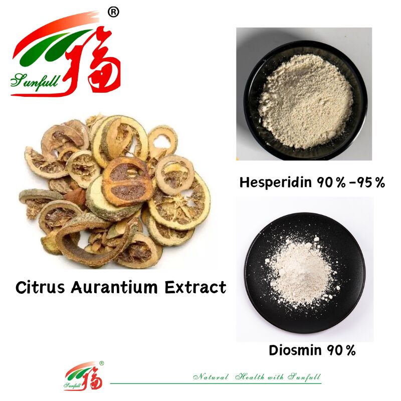 Verbesserung der Immunität Nahrungsergänzungsmittel Arzneimittel Natürliche Flavonoide 10%-50% Diosmin 90% /90%-98% Hesperitin Citrus Aurantium Extrakt