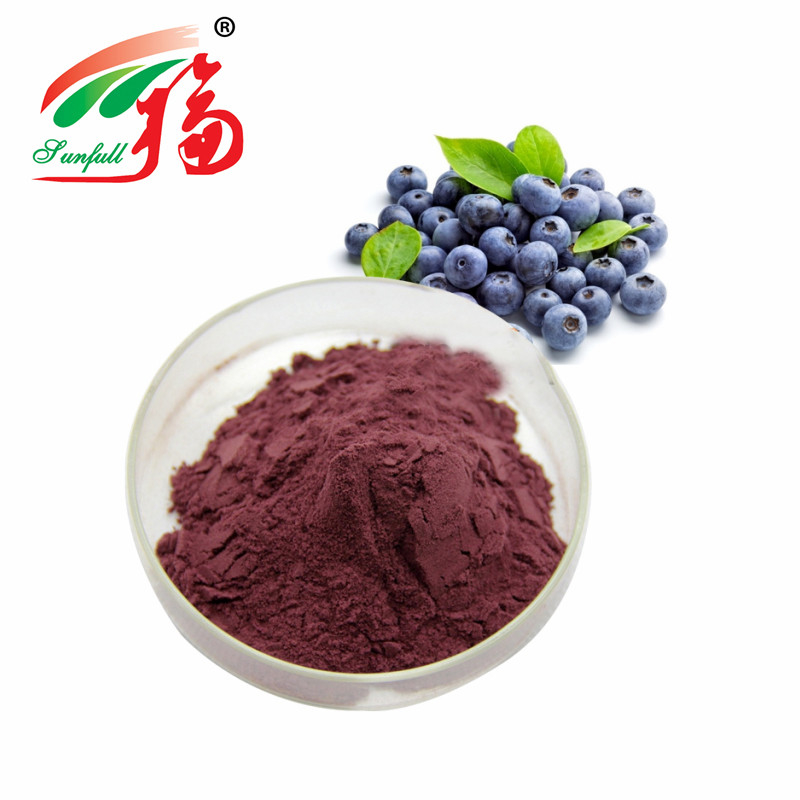 Blueberry Anthocyanin Extract Powder 5:1 Supplement For Food Additive